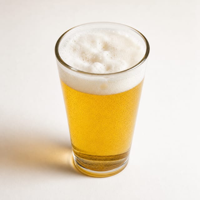 Domestic Beer (Glass).